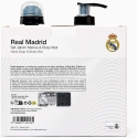 Real Madrid -setti: nestemäinen käsisaippua, 400 ml + tuoksusuihke, miehille, 180 ml