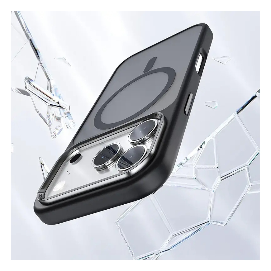 Rock Guard Touch Matte Series phone case for iPhone 17 Pro Max black – 4