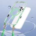Tel Protect Strap Clear maciņš telefonam iPhone 17 Pro Max zaļš