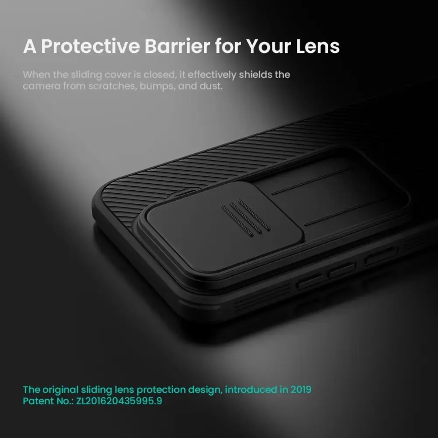 Nillkin CamShield PRO kietas dėklas Xiaomi 17T juodas – 3