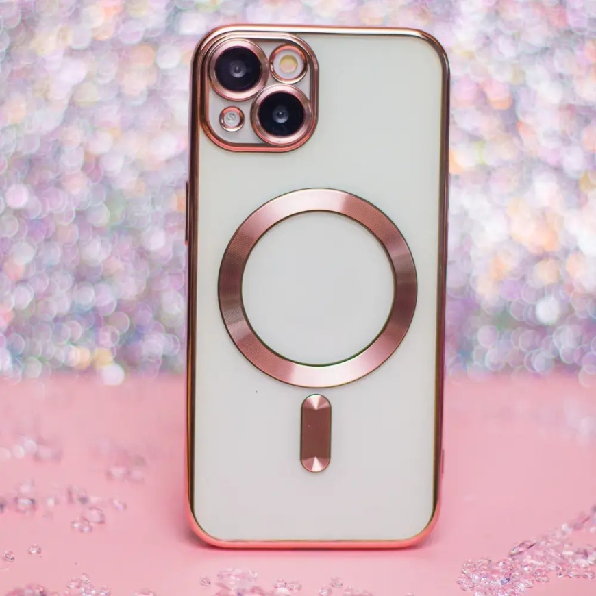 Color Chrome Mag apvalks Samsung Galaxy S26 FE rozā zelts – 4