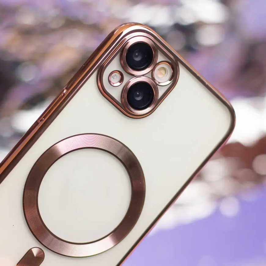 Color Chrome Mag apvalks Samsung Galaxy S26 FE rozā zelts – 5