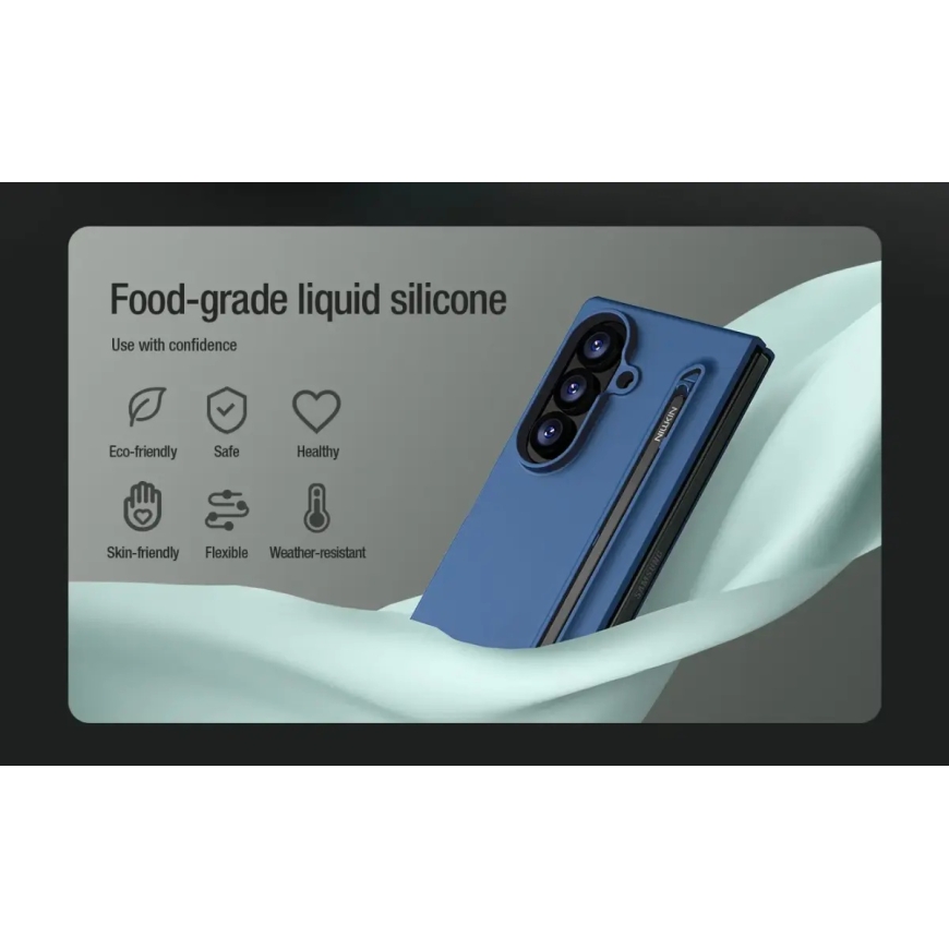 Nillkin Flex Pure Fold maciņš telefonam Samsung Galaxy Z Fold 8 Ultra (F976) zils – 4