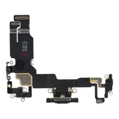 Laadimisflex USB IPHONE 15 must (väljatõmmatav)