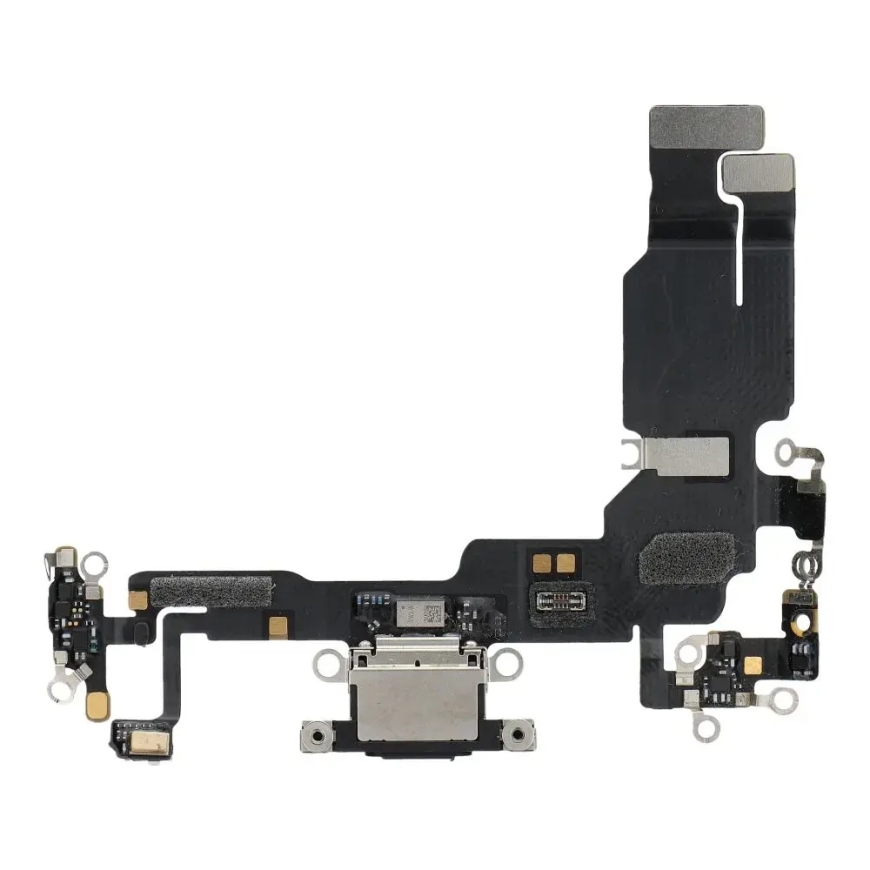 Lādēšanas flex USB IPHONE 15 melns (izvelkams) – 2