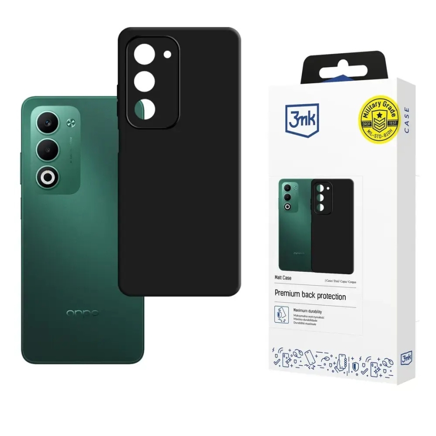 3mk Матовый чехол для Oppo A5 5G - черный
