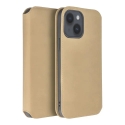 DUAL POCKET knyginio tipo telefono dėklas Samsung Galaxy S23 FE (S711) auksinis DUAL POCKET knyginio tipo telefono dėklas Samsung Galaxy S23 FE (S711) auksinis