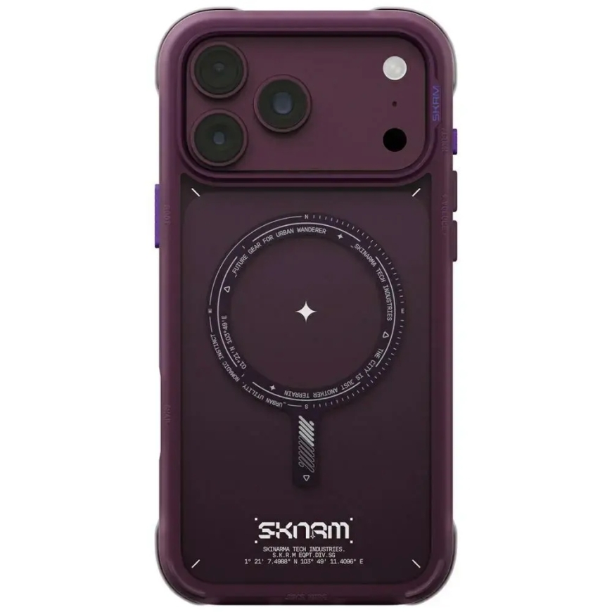 Case Skinarma Avion MagSafe for iPhone 18 Pro Max / 17 Pro Max burgundy