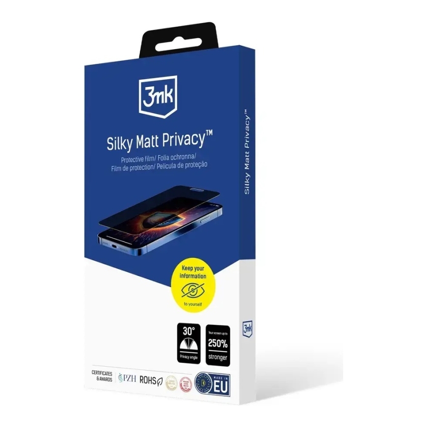 3mk Silky Matt matt privaatsuse ekraanikaitse Honor Magic 8 Pro jaoks – 3