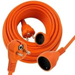 Extralink PowerLink | Toitepikendus | 50 m, oranž, maandamata, 2 x 1,5 mm²