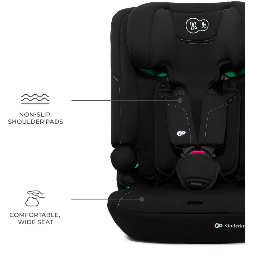 KINDERKRAFT automobilinė kėdutė I-COMFY, i-Size, juoda, KCICOM00BLK0000 – 4