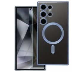 Electro Mag Cover maciņš ar MagSafe atbalstu telefonam Samsung Galaxy A27 5G (A276) zils