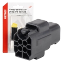 Liitinpistoke ja -pistokekokoelma 4 PIN 2.2 mm AMIO-04348