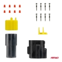 Savienotāja komplekts (kontaktdakša un ligzda) 4 PIN 2,2 mm AMIO-04348 Savienotāja komplekts (kontaktdakša un ligzda) 4 PIN 2,2 mm AMIO-04348