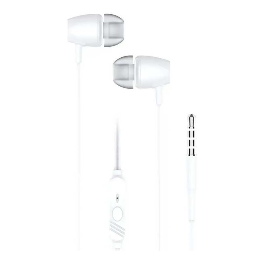 Langattomat korvakuulokkeet Jack 3,5 mm Blue Star PA-E67 1,2 m valkoinen – 2