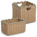 Storage basket, woven ZELLER, 38 x 25 x 22 cm Storage basket, woven ZELLER, 38 x 25 x 22 cm