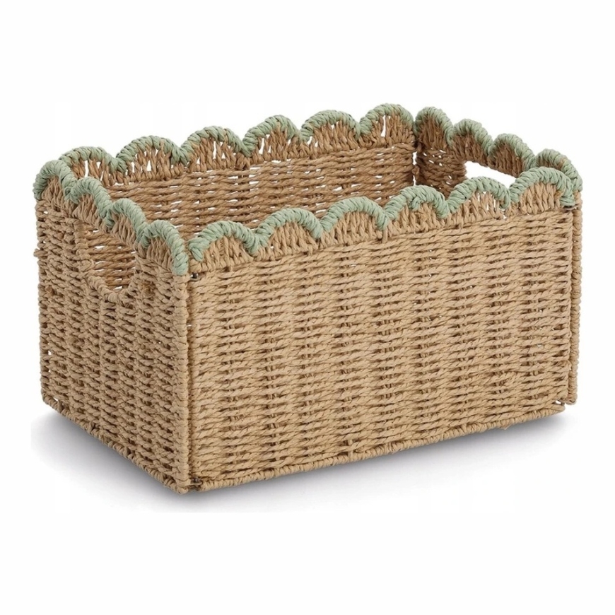 Storage basket, woven ZELLER, 38 x 25 x 22 cm – 5