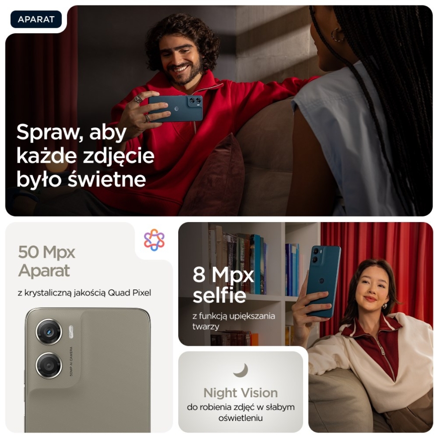 Motorola moto g06 power 17.5 см (6.88") Dual SIM Android 15 4G USB Type-C 4 ГБ 256 ГБ 7000 мАч Хаки – 3