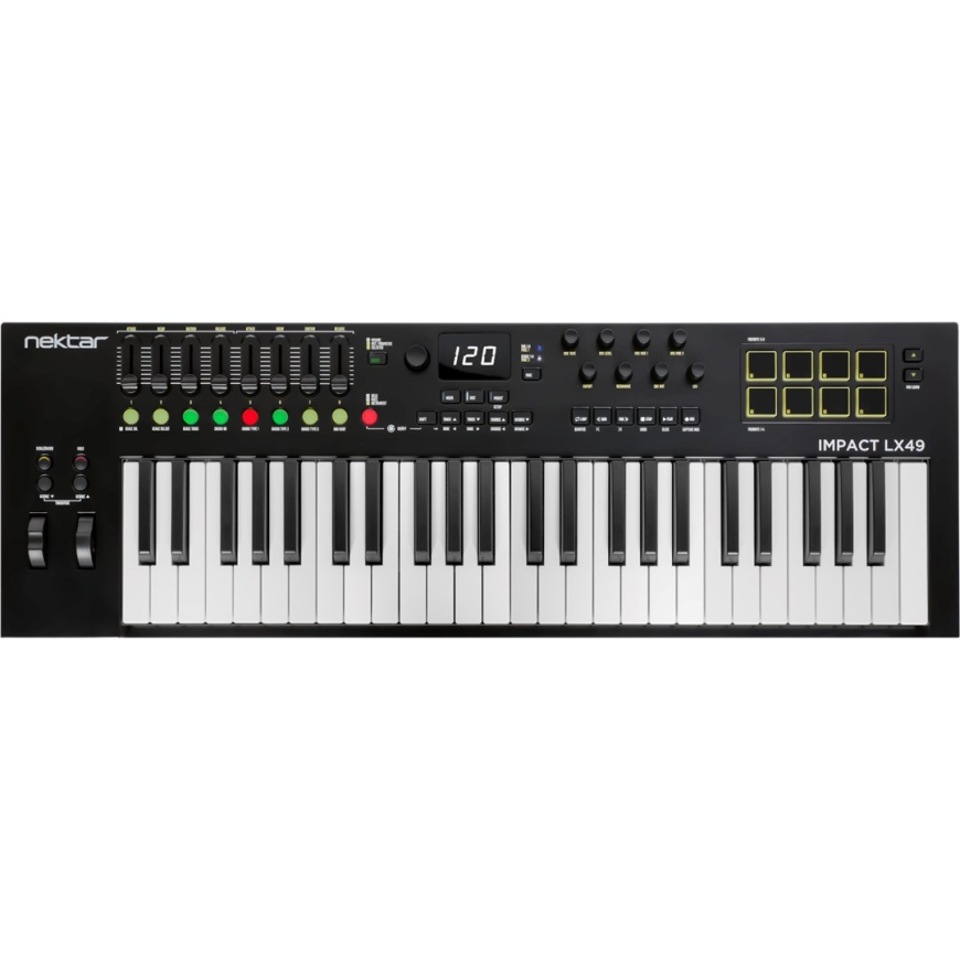 Nektar Impact LX 49 mkIII - MIDI tastatūra 49 taustiņiem USB, melna