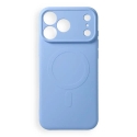 Silicone Mag Cover -puhelinsuojus MagSafe-tuesta iPhone 17 Pro Maxille | iPhone 18 Pro Max sininen