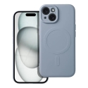 Silicone Mag Cover -puhelinsuojus MagSafe-tuesta iPhone 17 Pro Maxille | iPhone 18 Pro Max sininen