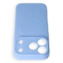 Silicone Mag Cover maciņš ar MagSafe atbalstu telefonam iPhone 17 Pro Max | iPhone 18 Pro Max zils