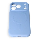 Silicone Mag Cover telefono dėklas su MagSafe palaikymu iPhone 17 Pro Max | iPhone 18 Pro Max mėlynas