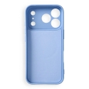 Silicone Mag Cover telefono dėklas su MagSafe palaikymu iPhone 17 Pro Max | iPhone 18 Pro Max mėlynas