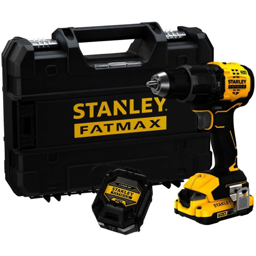 Перфоратор Stanley без проводов (SFMCD716D1T-QW), 18 вольт (черный/