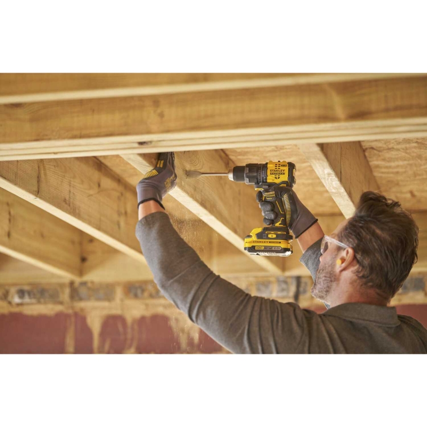 Stanley juhtmeta löökpuur (SFMCD716D1T-QW), 18 volti (must/ – 2