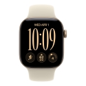 Apple Watch Series 12 (GPS + Cellular) 42 mm gaiši zelta alumīnija korpuss un smilšu sporta siksna, S/M Apple Watch Series 12 (GPS + Cellular) 42 mm gaiši zelta alumīnija korpuss un smilšu sporta siksna, S/M