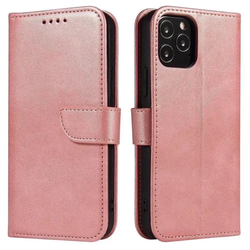 Magnet Case elegant case case cover with a flap and stand function Poco M4 Pro 5G pink – 2