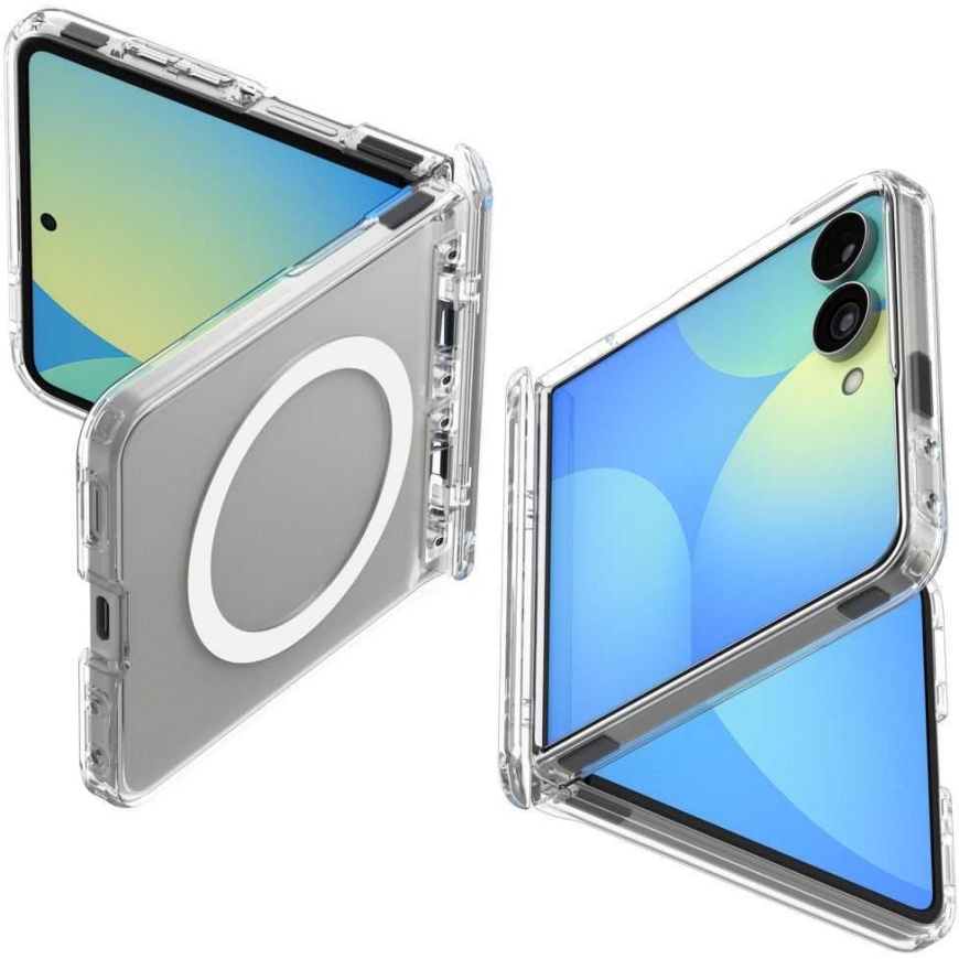 Spigen Ultra Hybrid Pro MagSafe Samsung Galaxy Z Flip 8 Clear White – 2