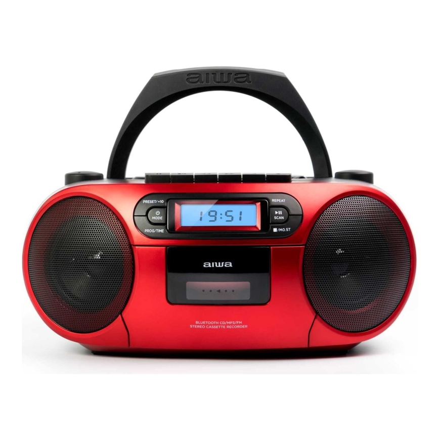 Aiwa RC-250RD kaasaskantav raadio, punane