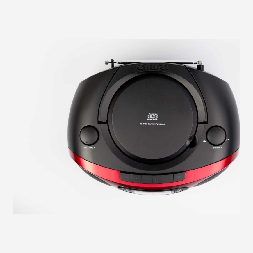 Aiwa RC-250RD porta radios, sarkans – 4