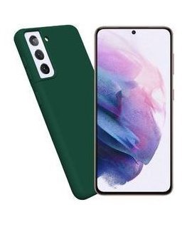 Mocco Soft Cream Silicone Back Case Aizmugurējais Silikona Apvalks Priekš Samsung Galaxy S21 Ultra Zaļš