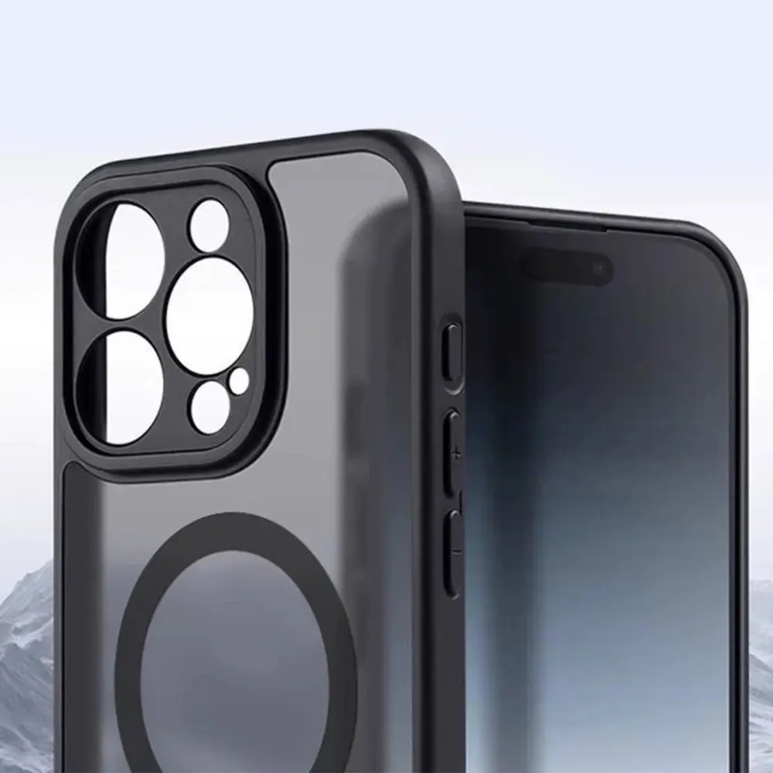 Fusion Full Matte telefono dėklas su MagSafe palaikymu Xiaomi 17T Pro juodas – 5