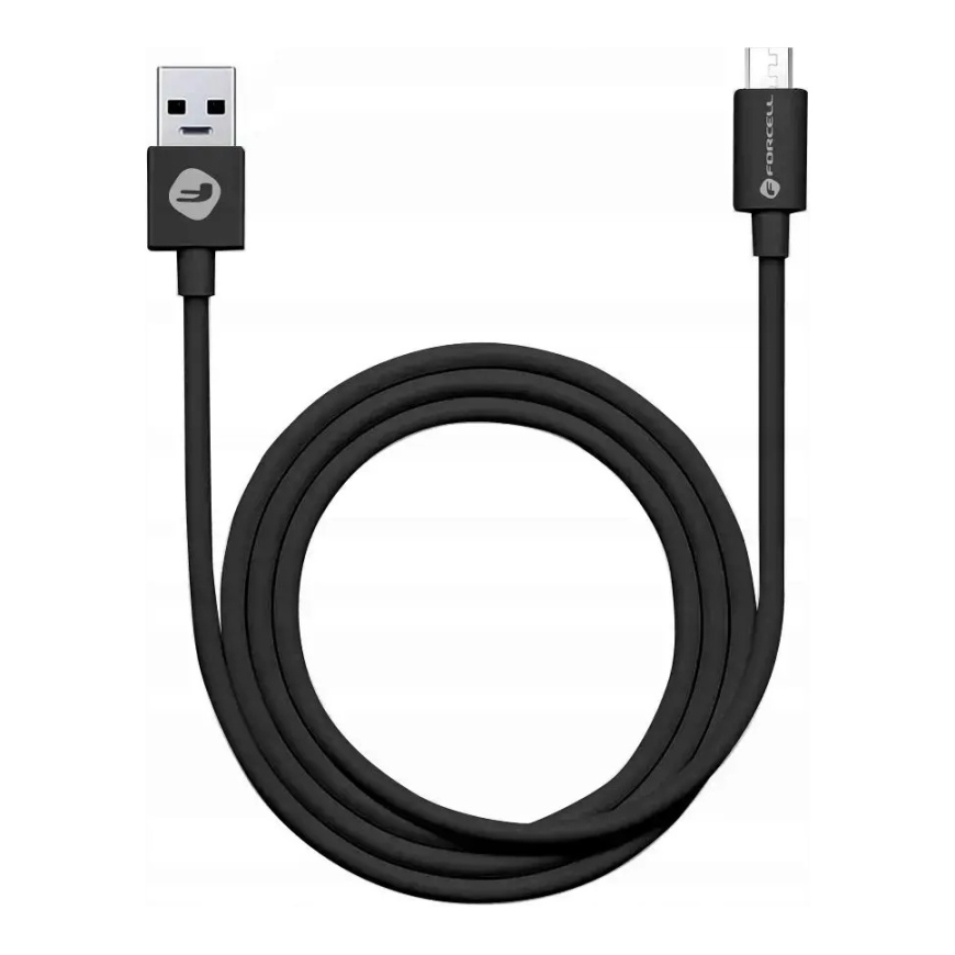 Forcell F-Energy C321 провод для передачи данных и зарядки | USB-A на Micro USB | 12W | 1m | чёрный – 2