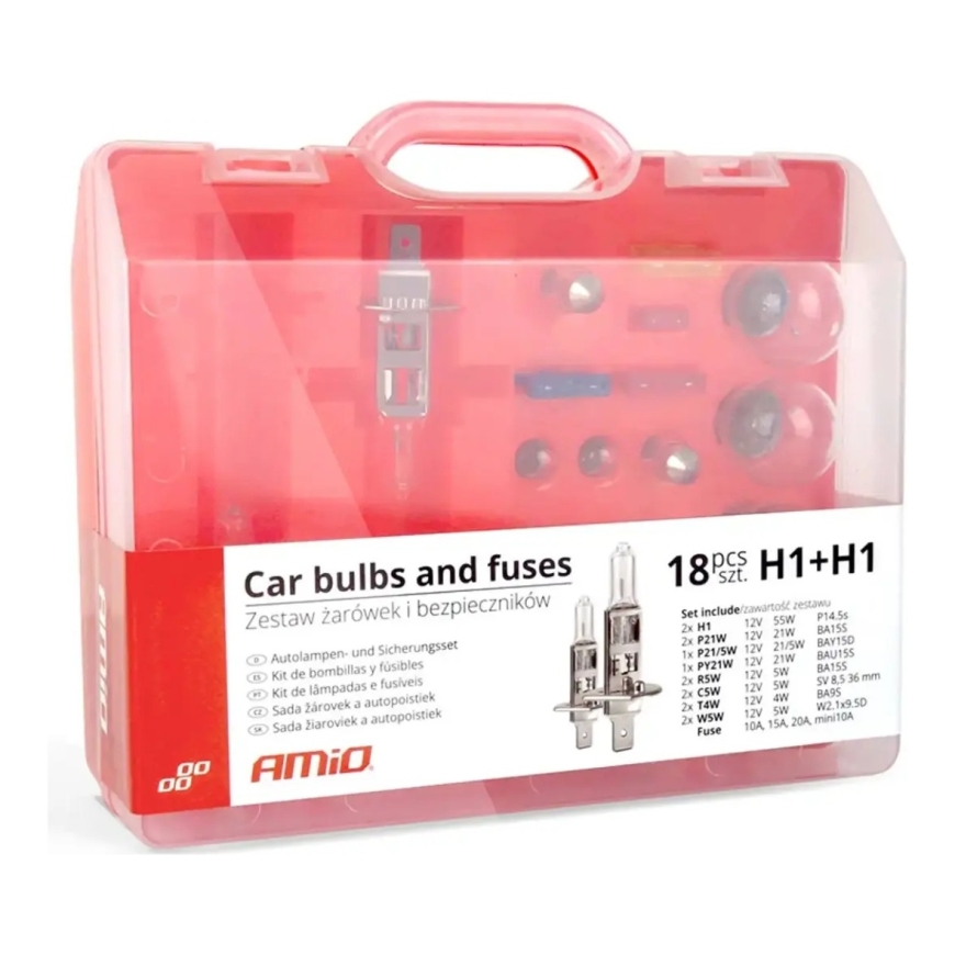 Auto pirnid ja sulamid 18 tk 2xH1 AMIO-01495