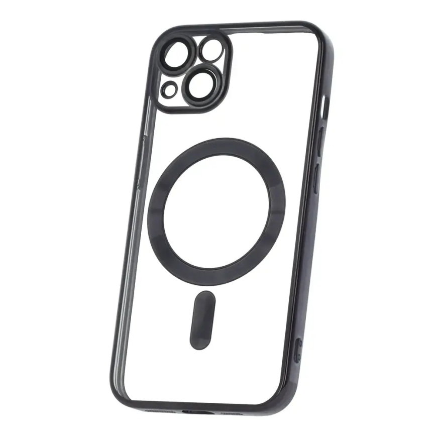 Color Chrome Mag telefono dėklas su MagSafe palaikymu iPhone 17 Air juodas