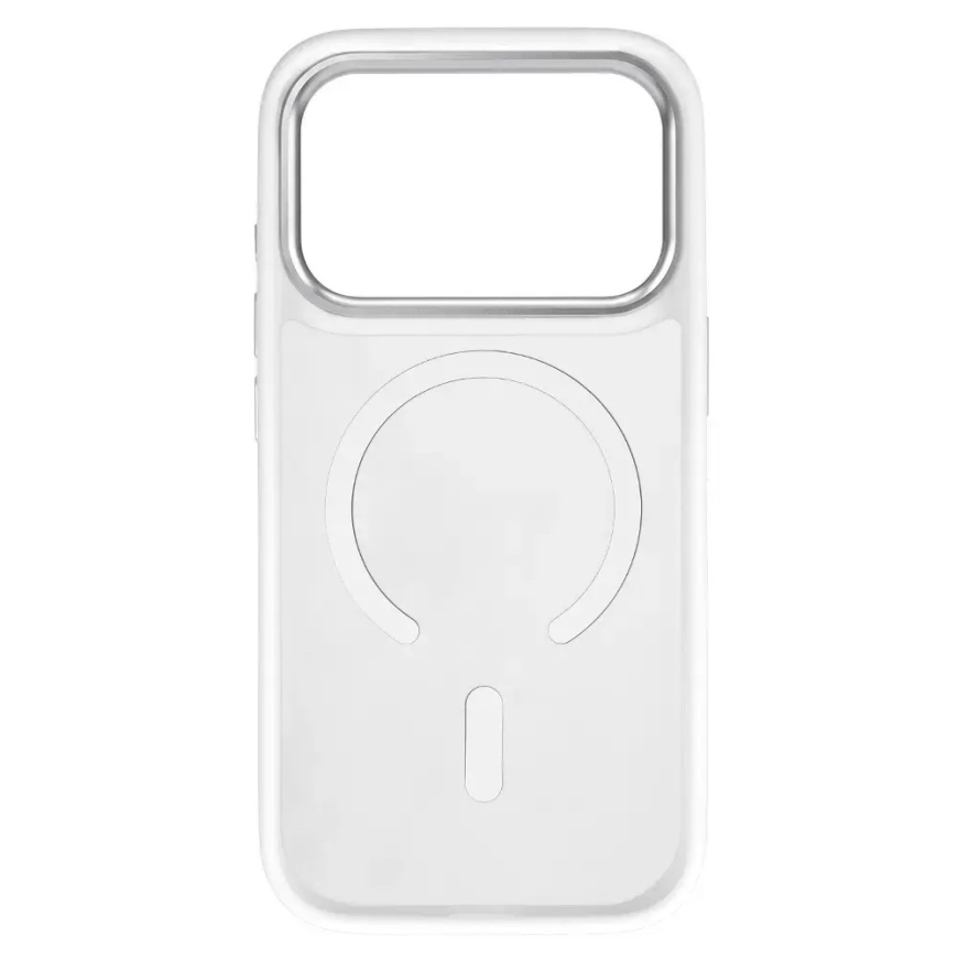 Liavec Cloudy чехол с металлической рамкой для камеры для Iphone 18 Pro Max/17 Pro Max белый (Кнопка управления камерой) – 4