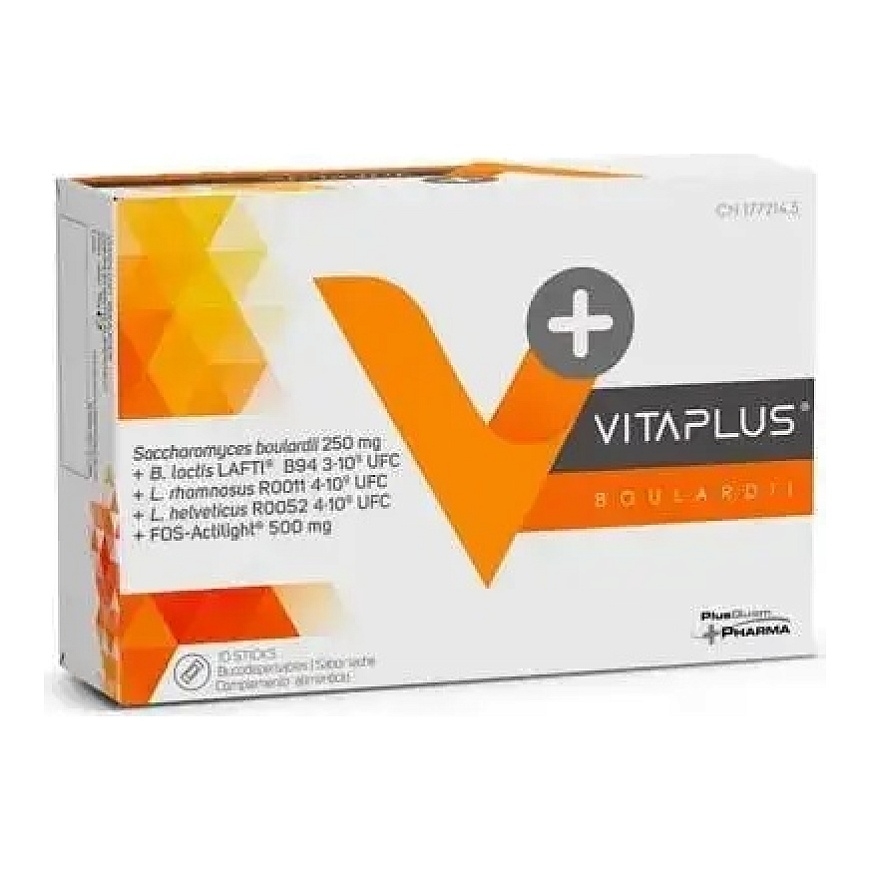 Vitaplus Boulardii Piens Garša 10 Nūjiņas