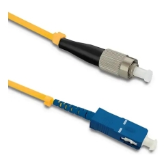 Qoltec optiskā šķiedru vads FC/UPC - SC/UPC | vienrežīmu | 9/125 | G652D | Simplex | 0.5m