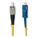 Qoltec pluoštinis kabelis FC/UPC - SC/UPC | vieno režimo | 9/125 | G652D | Simplex | 0.5m Qoltec pluoštinis kabelis FC/UPC - SC/UPC | vieno režimo | 9/125 | G652D | Simplex | 0.5m