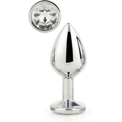 Dream Toys GLEAMING LOVE Sudraba PLUG MATERIĀLS