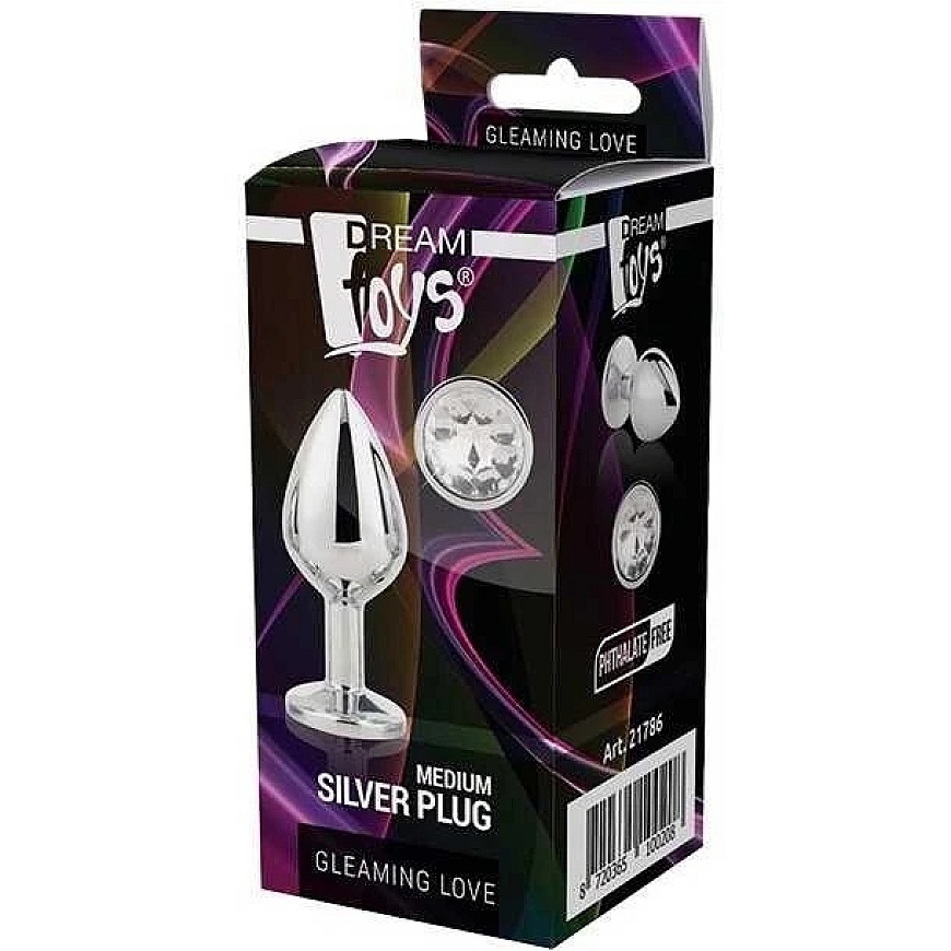 Dream Toys GLEAMING LOVE Серебряный PLUG МАТЕРИАЛ – 2