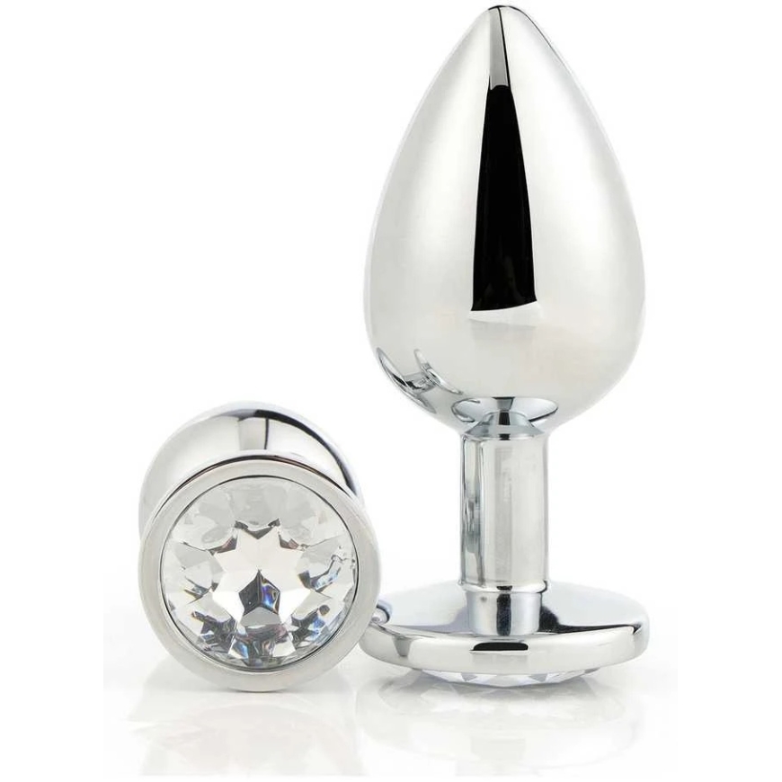 Dream Toys GLEAMING LOVE Sudraba PLUG MATERIĀLS – 5