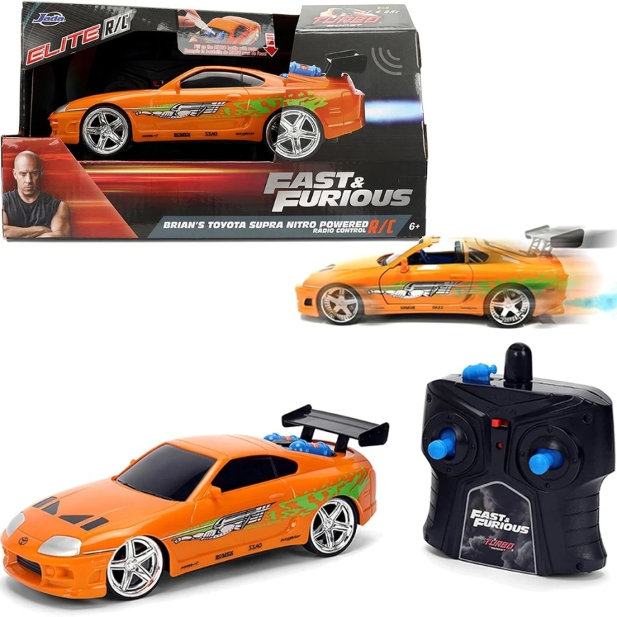 Jada - Kiired ja Raevunud kaugjuhtimisega nitro-käitatav auto 1:24 (9336194314R00) – 2