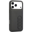 Audi TT sintetinės odos MagSafe dėklas iPhone 18 Pro Max / 17 Pro Max - Juodas Audi TT sintetinės odos MagSafe dėklas iPhone 18 Pro Max / 17 Pro Max - Juodas
