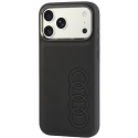 Audi TT sintetinės odos MagSafe dėklas iPhone 18 Pro Max / 17 Pro Max - Juodas Audi TT sintetinės odos MagSafe dėklas iPhone 18 Pro Max / 17 Pro Max - Juodas